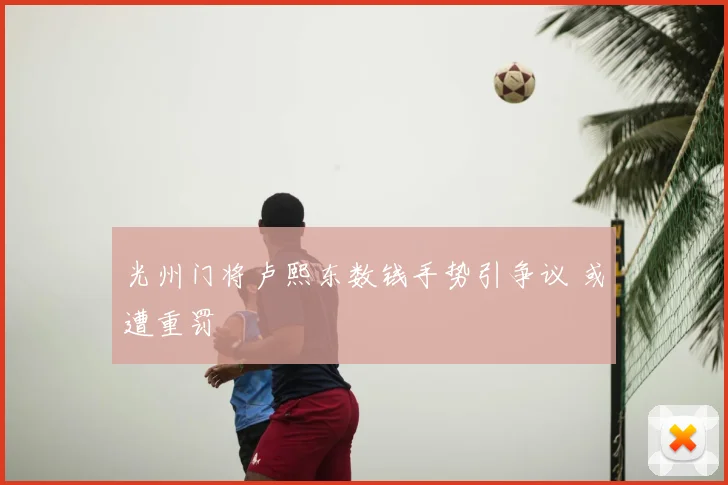 光州门将卢熙东数钱手势引争议 或遭重罚